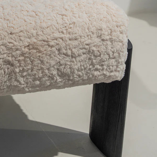 Bouclé Block Accent chair
