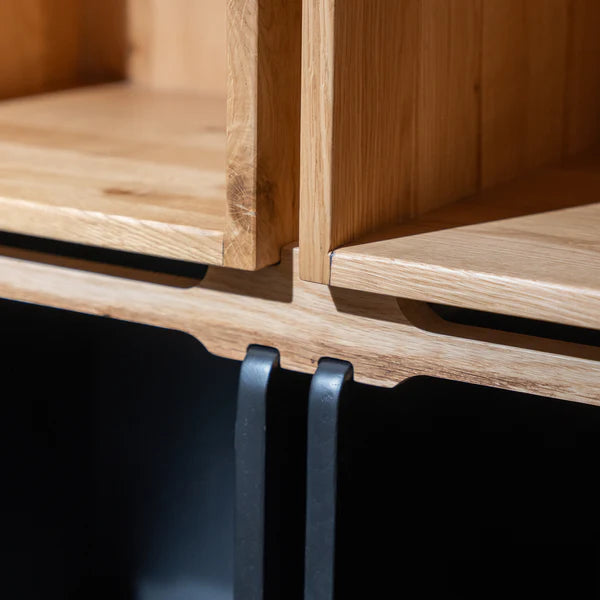 Modulo Oak Shelving