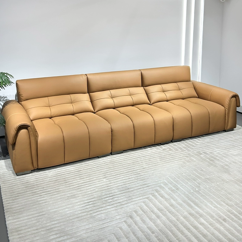 Top-Grain Leather Sofa