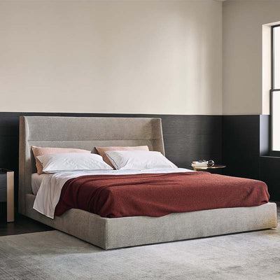 Top-Grain Leather Bed