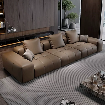 Top-Grain Leather Sofa