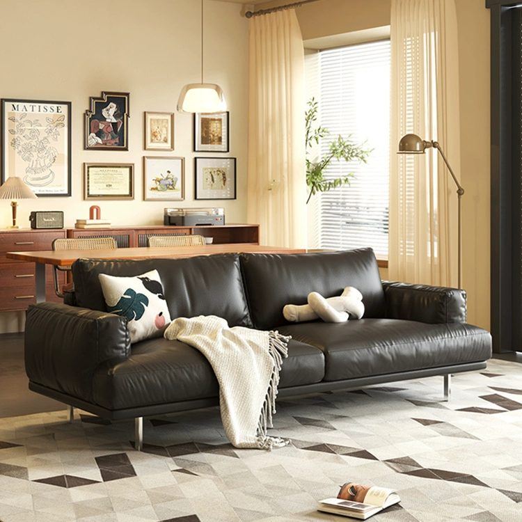 Top-Grain Leather Sofa