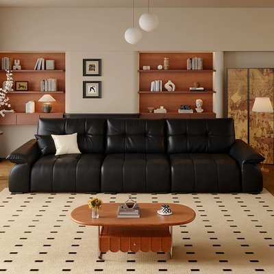 Top-Grain Leather Sofa