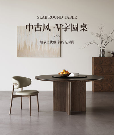 solid wood dining  table