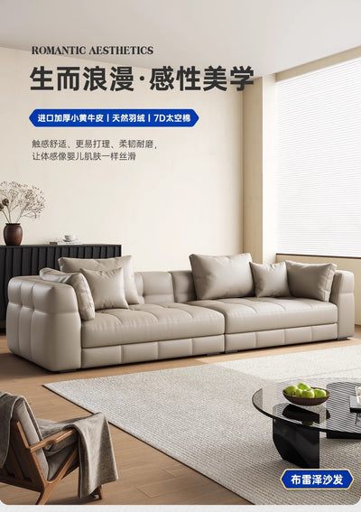Top-Grain Leather Sofa