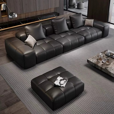Top-Grain Leather Sofa