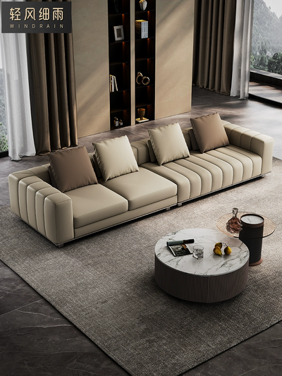 Top-Grain Leather Sofa