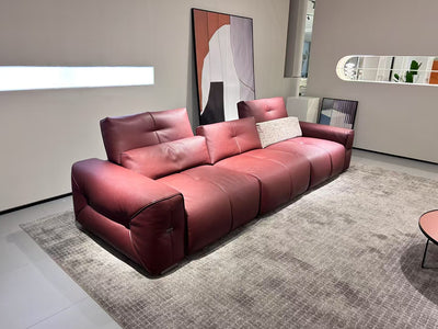 Top-Grain Leather Sofa