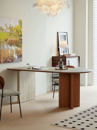 solid wood dining  table