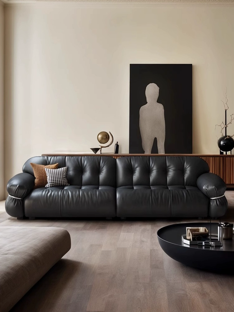 Top-Grain Leather Sofa