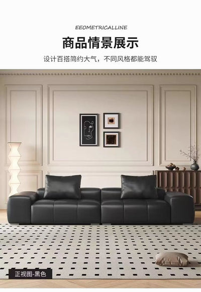 Top-Grain Leather Sofa