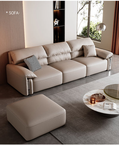 Top-Grain Leather Sofa
