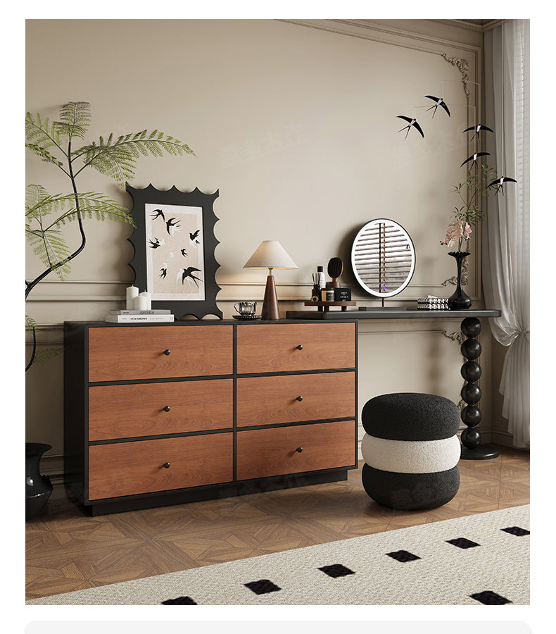 Two-Tone Wood Vanity Table