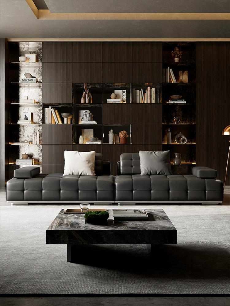 Top-Grain Leather Sofa