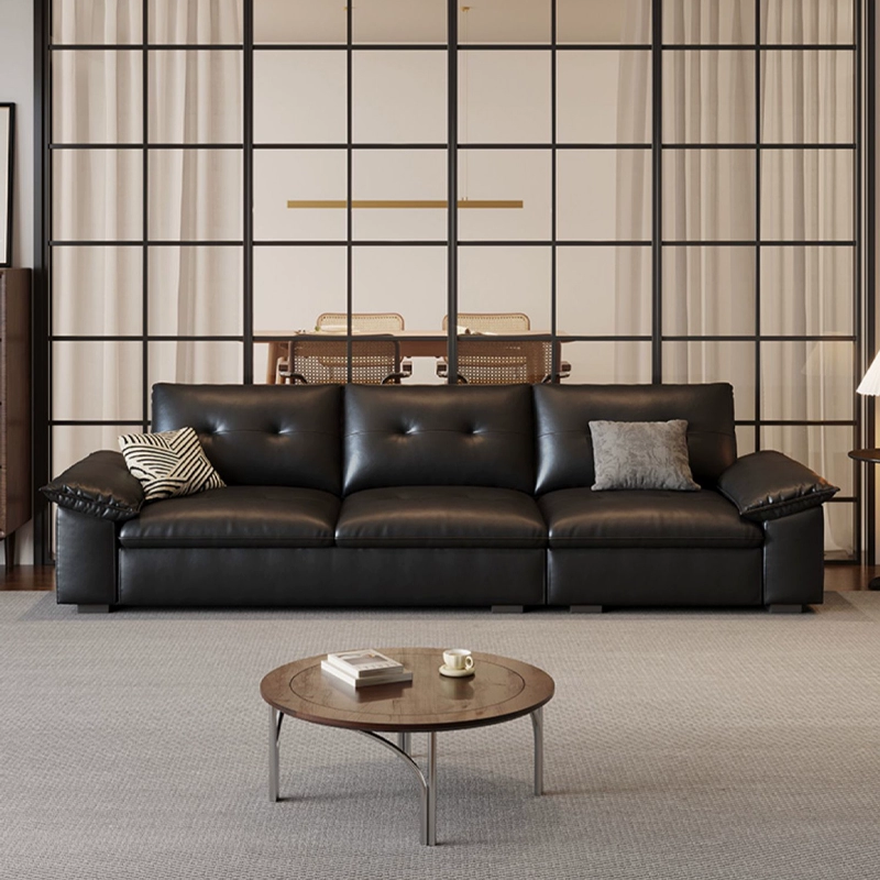 Top-Grain Leather Sofa