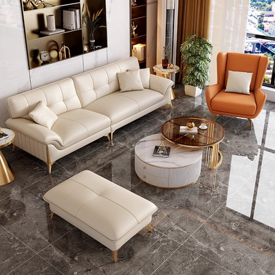 Top-Grain Leather Sofa