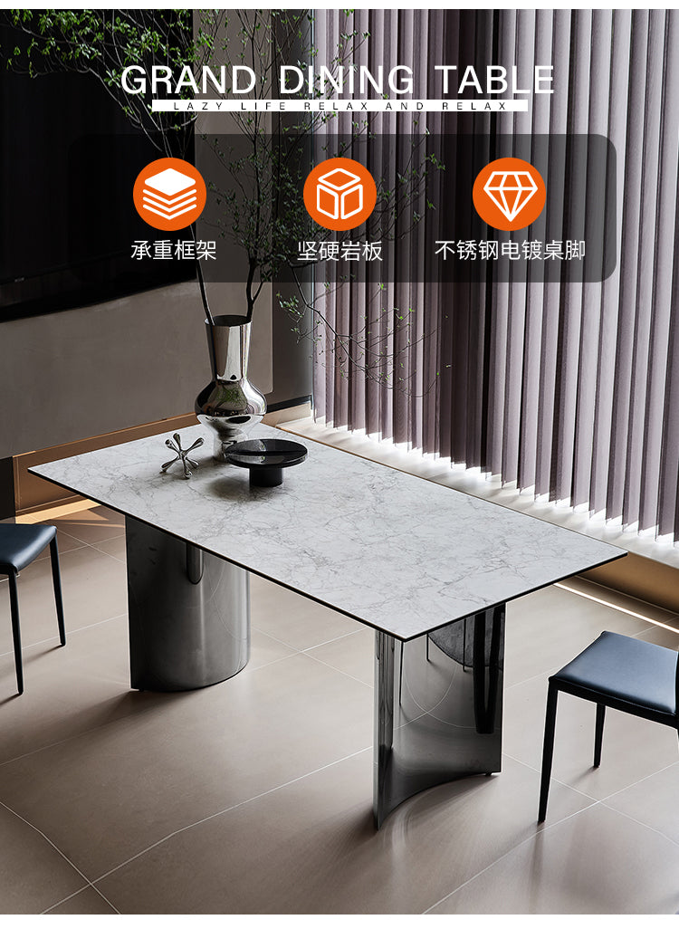 Rock Slab Dining  Table