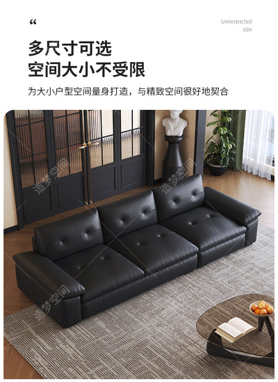 Top-Grain Leather Sofa