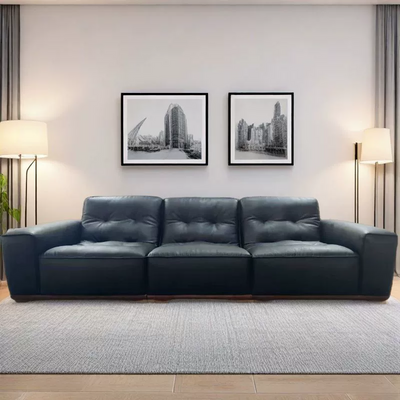 Top-Grain Leather Sofa