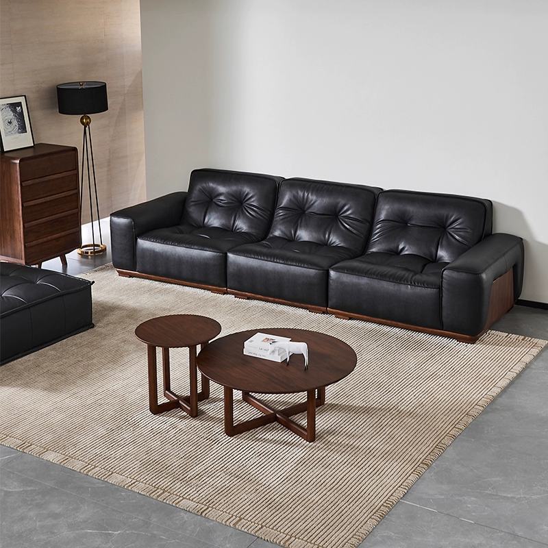 Top-Grain Leather Sofa
