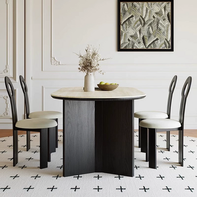 solid wood dining  table