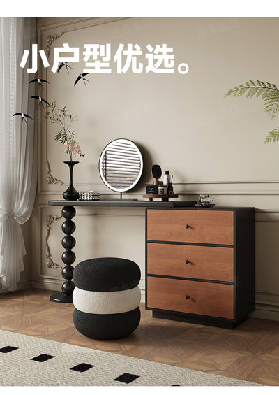 Two-Tone Wood Vanity Table