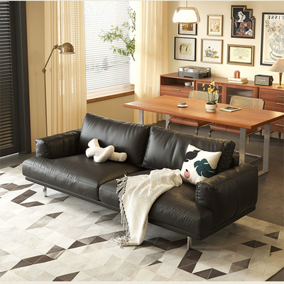 Top-Grain Leather Sofa