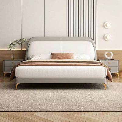 Top-Grain Leather Bed JUXL160