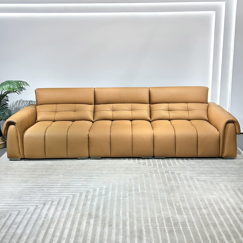 Top-Grain Leather Sofa