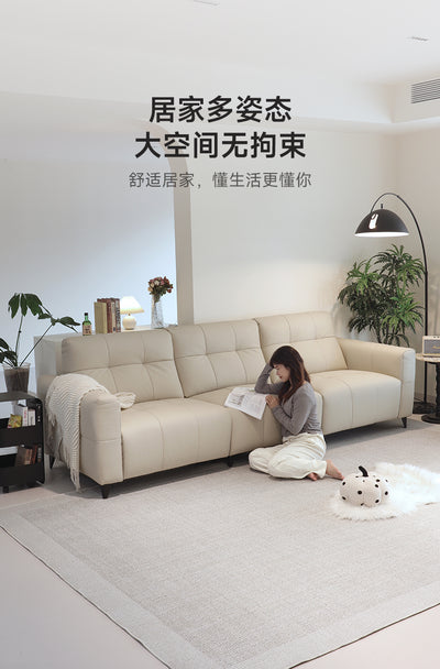 Top-Grain Leather Sofa