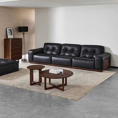 Top-Grain Leather Sofa