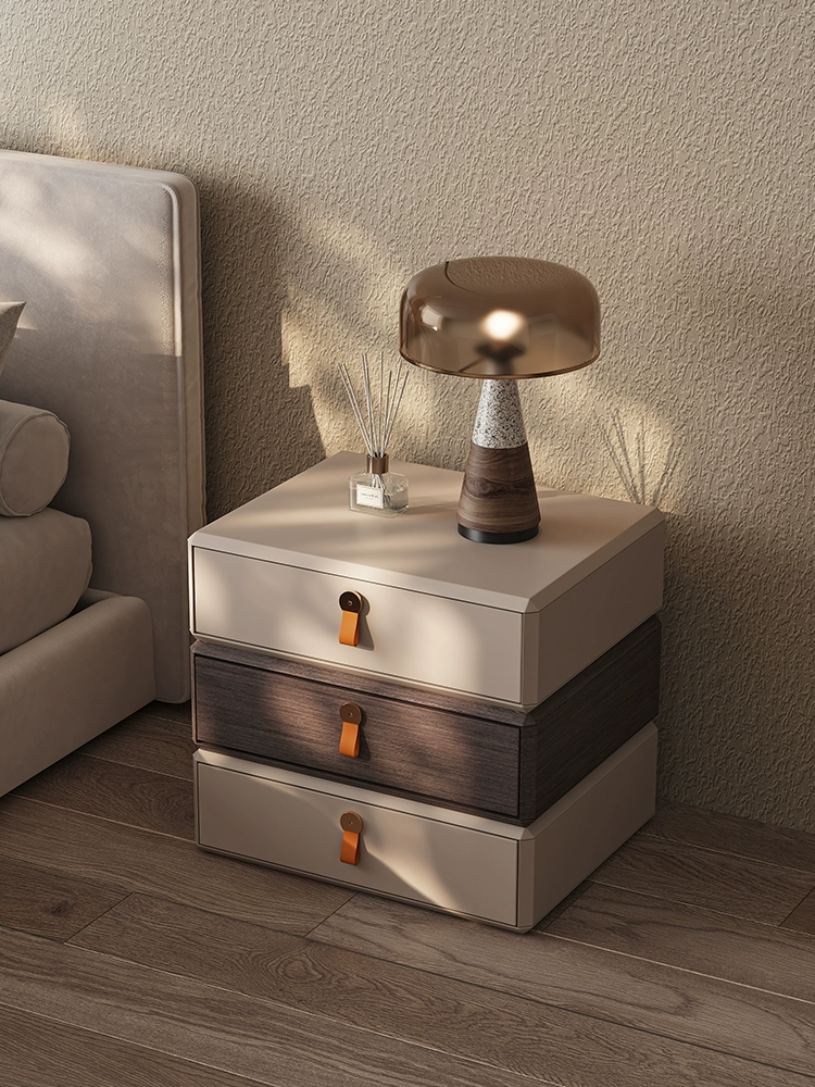 Stacked Floating Drawer Bedside Table