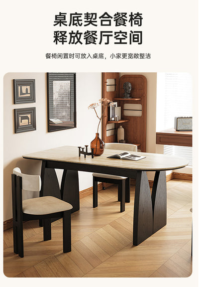 solid wood dining  table