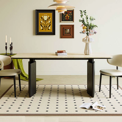 solid wood dining  table