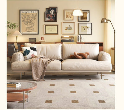 Top-Grain Leather Sofa