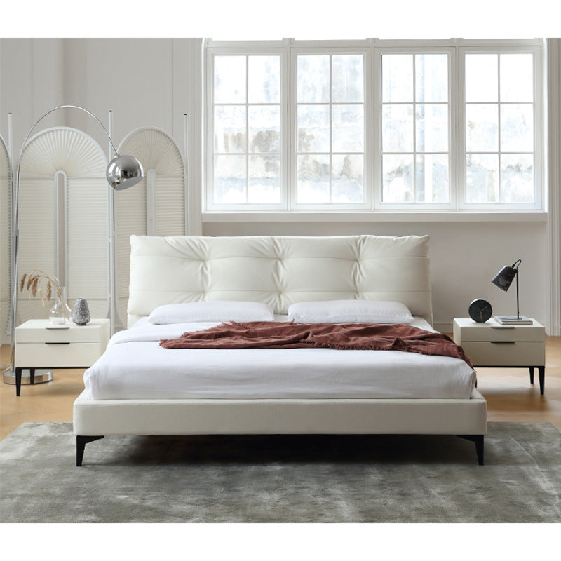 Top-Grain Leather Bed JUXL11892