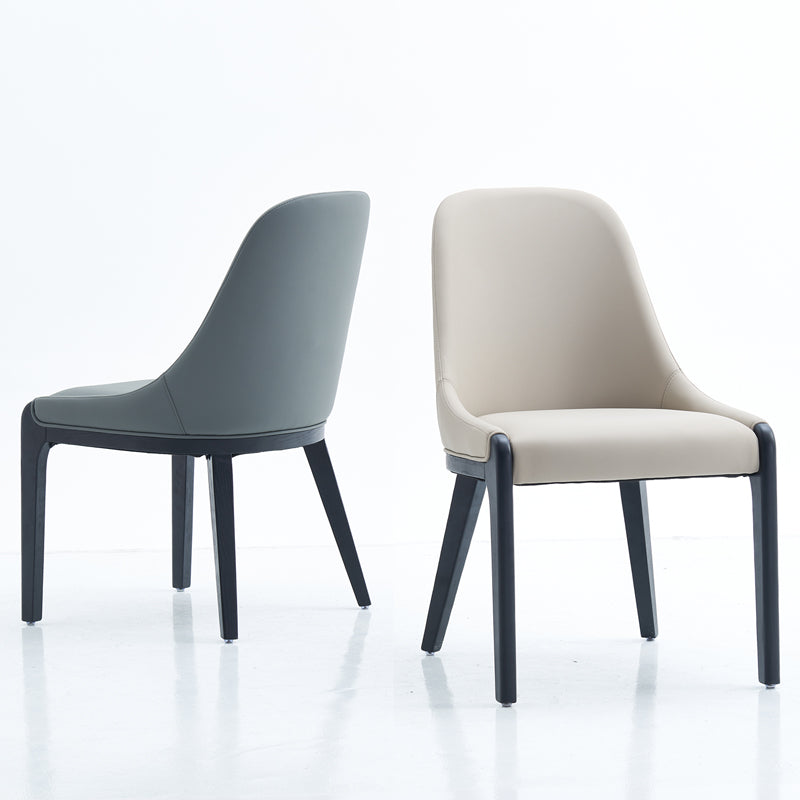 Solid Wood Leather Dining Chair