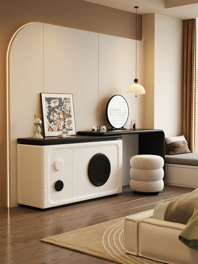 Solid Wood Lacquer Vanity Table