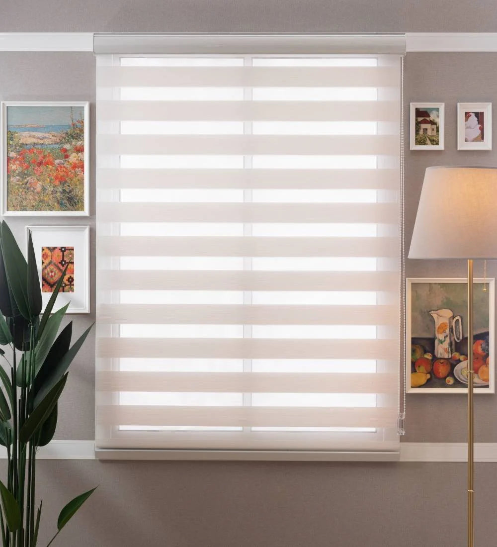 Tuba Classic Room Darkening Zebra Blinds