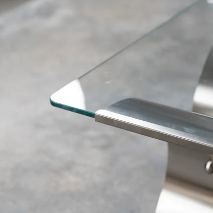 Sculpted Steel Side Table