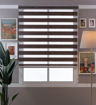 Tuba Classic Room Darkening Zebra Blinds