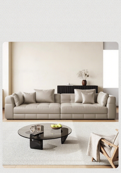 Top-Grain Leather Sofa