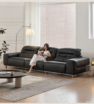 Top-Grain Leather Sofa