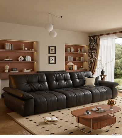 Top-Grain Leather Sofa