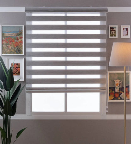 Tuba Classic Room Darkening Zebra Blinds